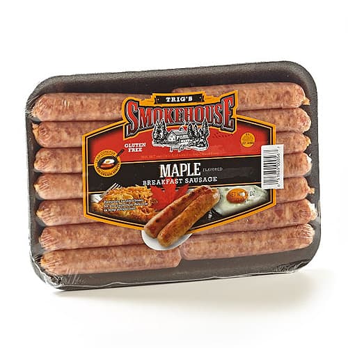 Maple Pork Links 12 oz Trig's Smokehouse