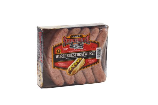 Image of the Trig's Smokehouse World's Best Brats 40 oz. package - 2.5 pounds.