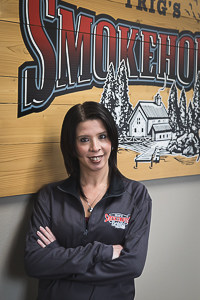 Image of Jackie Treder with Trig's Smokehouse