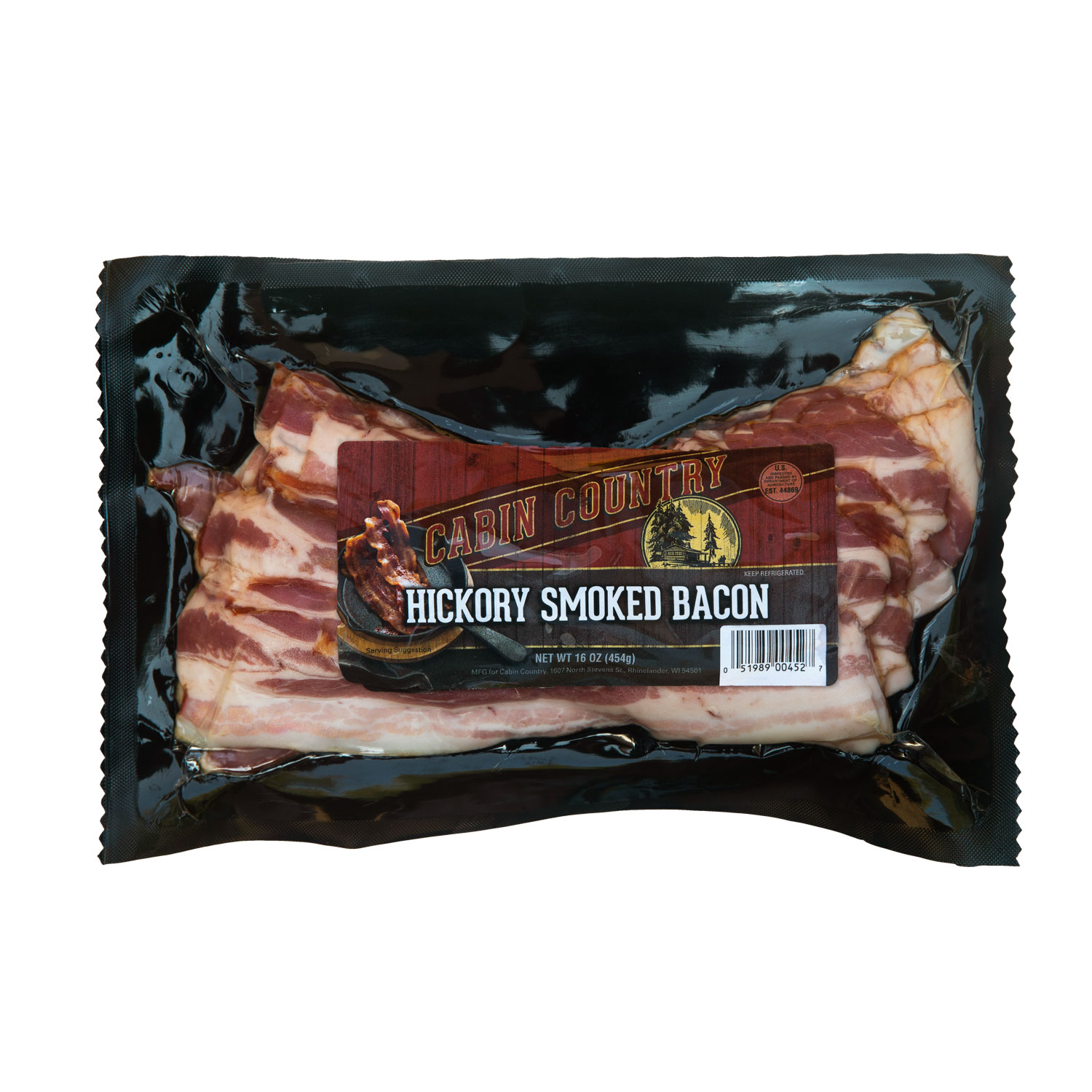 Sliced Hickory-Smoked Country Bacon