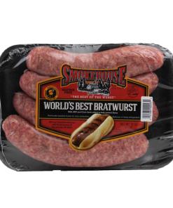 Image of the 16 oz Trig's Smokehouse World's Best Bratwurst package